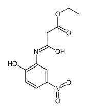ethyl 3-(2-hydroxy-5-nitroanilino)-3-oxopropanoate Structure