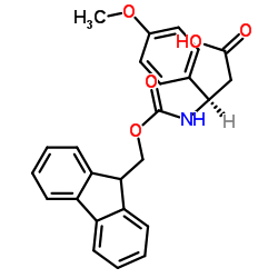 Fmoc-beta-(R)-4-methoxyphenylalanine Structure