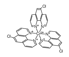 {Cr(5-Cl-1,10-phenantroline)3}(2+) Structure