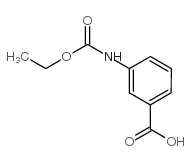 3-[(乙氧基羰基)氨基]苯甲酸结构式