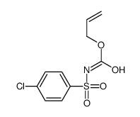 prop-2-enyl N-(4-chlorophenyl)sulfonylcarbamate结构式