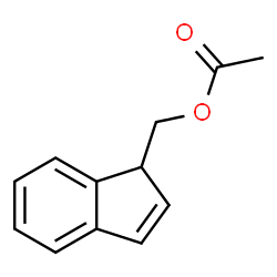 1H-Indene-1-methanol acetate structure