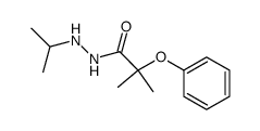2-Methyl-2-phenoxy-propionic acid N'-isopropyl-hydrazide Structure