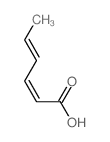 hexa-2,4-dienoic acid结构式