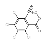 methyl 2,3,4,5-tetrachloro-6-cyanobenzoate Structure