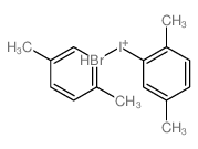 bis(2,5-dimethylphenyl)iodanium,hydrobromide Structure