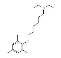 N,N-diethyl-6-(2,4,6-trimethylphenoxy)hexan-1-amine Structure