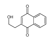 2-(2-hydroxyethyl)naphthalene-1,4-dione Structure