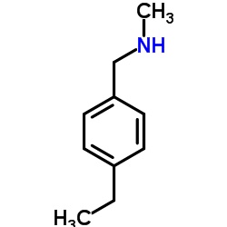 N-(4-乙基苄基)-N-甲胺结构式