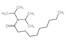 Decanamide,N,N-bis(1-methylethyl)-结构式