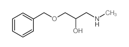 1-Benzyloxy-3-methylamino-propan-2-ol Structure