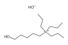 5-hydroxy-N,N,N-tripropylpentan-1-aminium hydroxide结构式