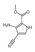 3-氨基-4-氰基吡咯-2-羧酸甲酯结构式