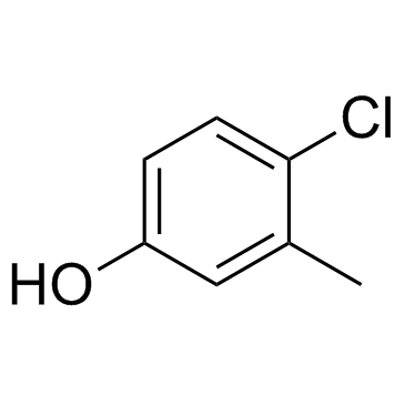 4-氯-3-甲基苯酚结构式