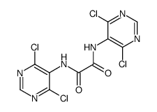 N,N'-bis(4,6-dichloropyrimidin-5-yl)oxamide Structure
