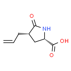 L-Proline, 5-oxo-4-(2-propenyl)-, (4S)- (9CI)结构式