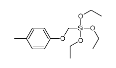 triethoxy-[(4-methylphenoxy)methyl]silane Structure