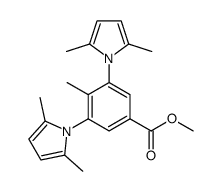 methyl 3,5-bis(2,5-dimethylpyrrol-1-yl)-4-methylbenzoate Structure
