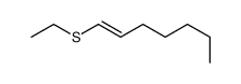 1-ethylsulfanylhept-1-ene结构式