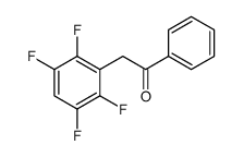 1-phenyl-2-(2,3,5,6-tetrafluorophenyl)ethanone Structure