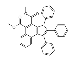dimethyl 1,2,3-triphenyl-3H-cyclopenta[a]naphthalene-4,5-dicarboxylate结构式
