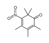 2,3,4,6,6-pentamethyl-5-nitrocyclohexa-2,4-dien-1-one Structure