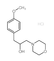 1-(4-methoxyphenyl)-3-morpholin-4-yl-propan-2-ol Structure