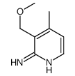 3-(甲氧基甲基)-4-甲基-2-吡啶胺结构式