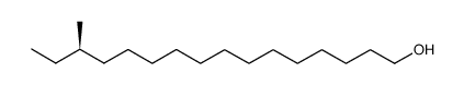 (R)-14-methyl-1-hexadecanol结构式