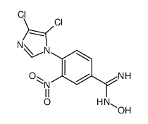 4-(4,5-二氯-1H-咪唑-1-基)-n-羟基-3-硝基苯羧酰胺结构式