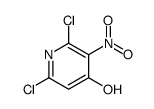 2,6-二氯-3-硝基-4-羟基吡啶结构式