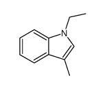 ethyl-1 methyl-3 indole Structure