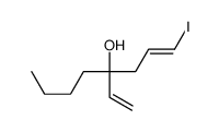 4-ethenyl-1-iodooct-1-en-4-ol结构式