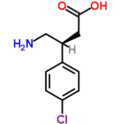 (+)-Baclofen structure