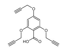 2,4,6-tris(prop-2-ynoxy)benzoic acid Structure