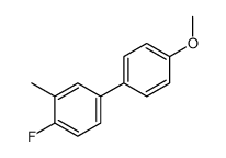 1-fluoro-4-(4-methoxyphenyl)-2-methylbenzene Structure