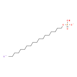 1-Octadecanol, phosphate, potassium salt structure