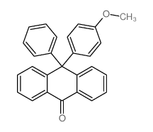 9(10H)-Anthracenone,10-(4-methoxyphenyl)-10-phenyl- Structure