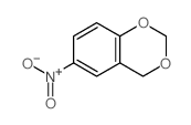 6-硝基-1,3-苯并二恶烷结构式