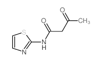N-(2-噻唑)乙酰乙酰胺结构式