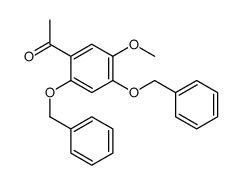 1-[5-Methoxy-2,4-bis(phenylmethoxy)phenyl]-ethanone结构式
