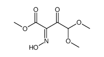Methyl 4,4-dimethoxy-2-oximino-3-oxobutyrate Structure