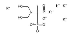 tetrapotassium,[1,1-diphosphonatoethyl(hydroxymethyl)amino]methanol结构式