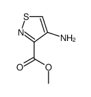 4-氨基异噻唑-3-羧酸甲酯结构式