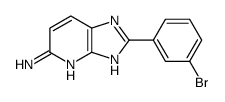 2-(3-bromophenyl)-1H-imidazo[4,5-b]pyridin-5-amine Structure