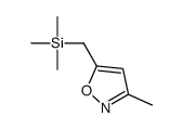 trimethyl-[(3-methyl-1,2-oxazol-5-yl)methyl]silane结构式