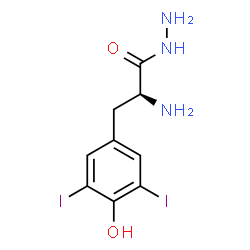 3,5-diiodo-L-tyrosine hydrazide Structure