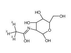 N-乙酰基d葡糖胺-D3结构式