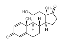 11α-羟基雄烷-1,4-二烯-3,17-二酮结构式