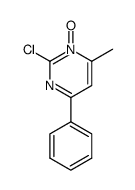 2-chloro-6-methyl-4-phenylpyrimidine 1-oxide结构式